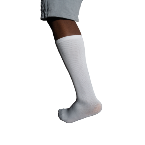 Extra-Wide Stretch Diabetic socks - cream